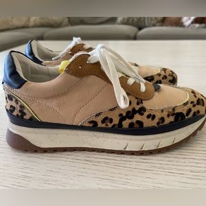 Madewell leopard sneakers. Size 7.5.